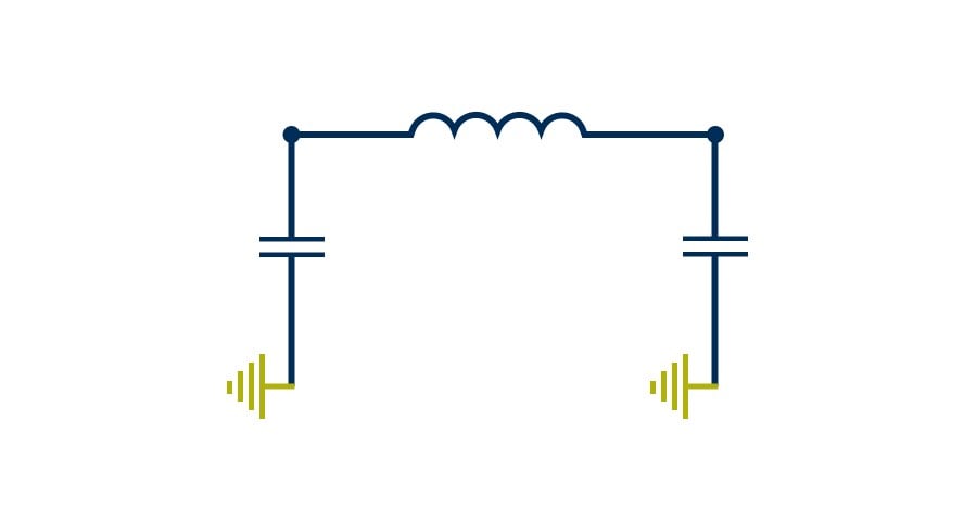 pi-matching circuit